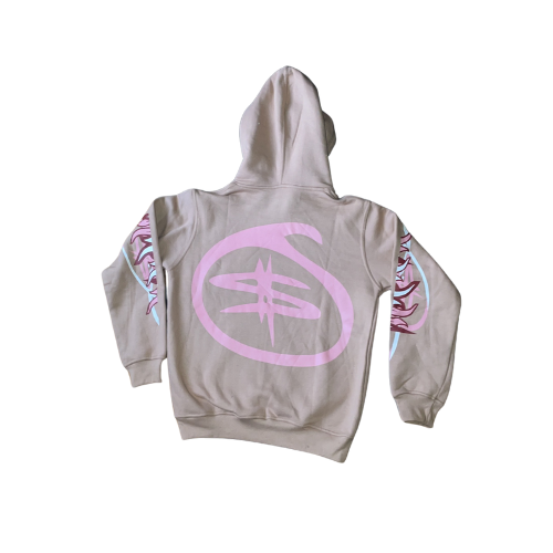 Crème ARP flame hoodie