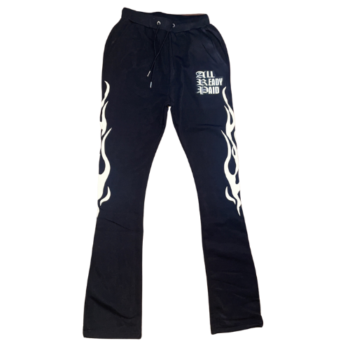 "1 of 1 Red & Black Flame Flare